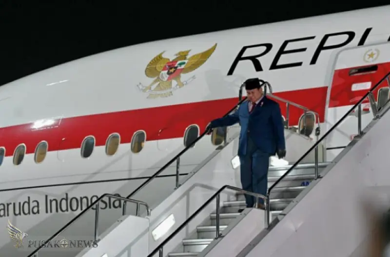 Presiden Prabowo Tiba di Tokyo, Awali Kunjungan Resmi Perdana ke Jepang