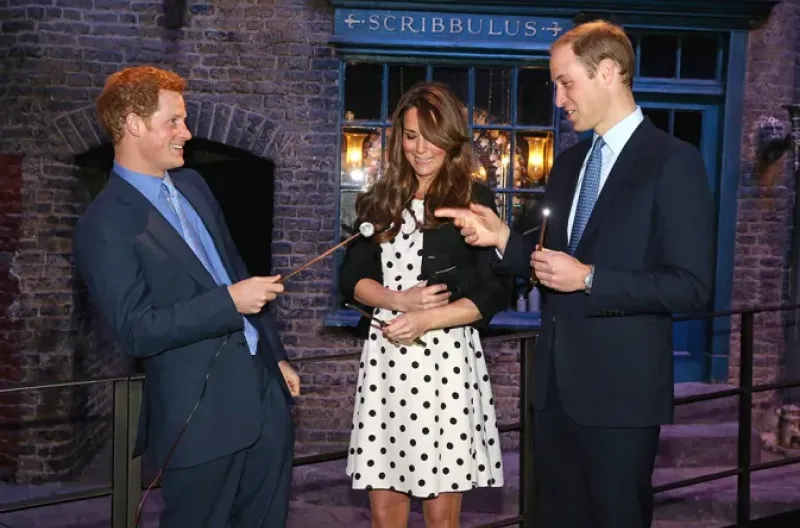Pangeran Harry, Pangeran William & Kate pada tahun 2013