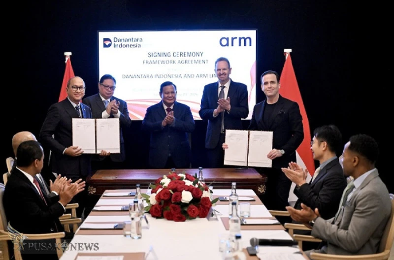 Presiden Prabowo Saksikan Kemitraan Strategis Danantara–Arm, Percepat Transformasi Industri Semikonduktor Nasional