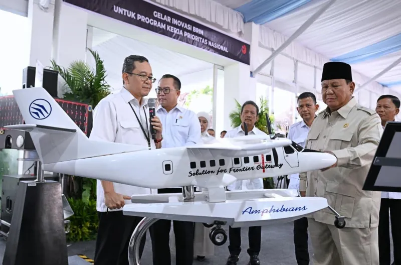 Presiden Prabowo Subianto melakukan pertemuan dengan 150 periset dari Badan Riset dan Inovasi Nasional (BRIN) di Istana Kepresidenan Jakarta, pada Kamis, 6 Agustus 2026
