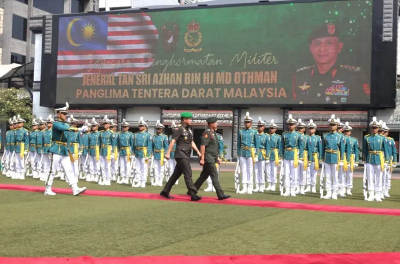 Kasad Terima Kunjungan Panglima Tentera Darat Malaysia, Perkuat Kerja Sama Strategis dan Stabilitas Kawasan