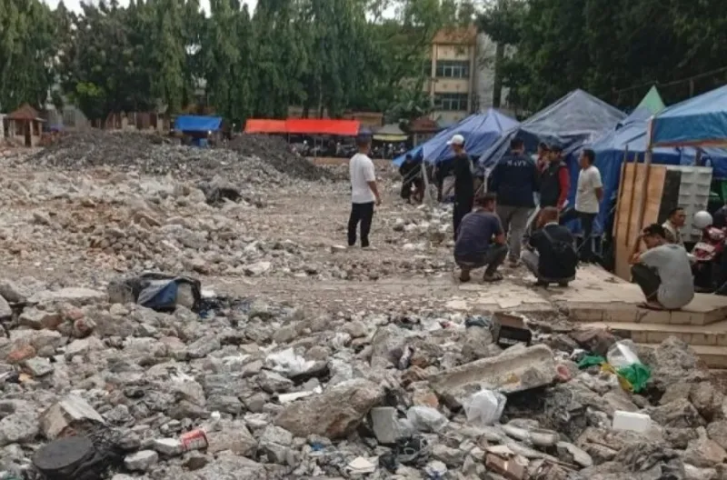 Pasar Taman Puring Diratakan, Pedagang Tagih Janji Revitalisasi dari Gubernur DKI Jakarta