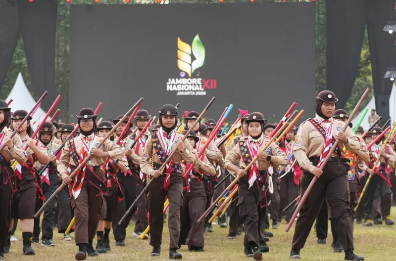 Jambore Nasional XII 2026 Diikuti 19.833 Peserta, Pramuka Didorong Dukung Swasembada Pangan