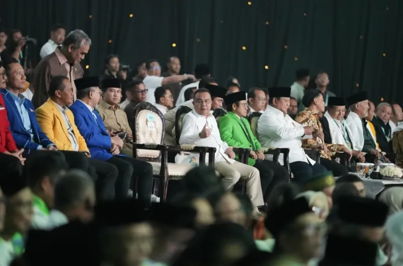 Presiden Prabowo di Harlah Ke-28 PKB: Tegaskan Ekonomi Konstitusi, Dukungan Palestina, dan Amanah Ijtima Ulama