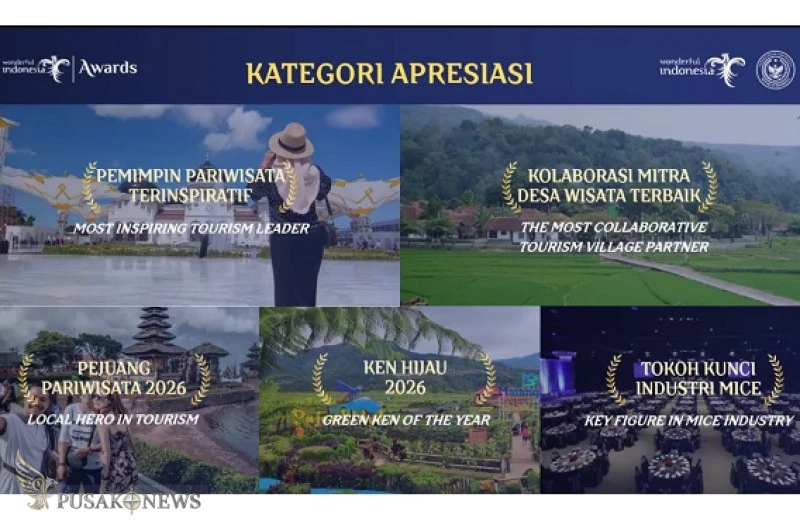 Apresiasi Insan Pariwisata, Menteri Pariwisata Luncurkan “Wonderful Indonesia Awards 2026”