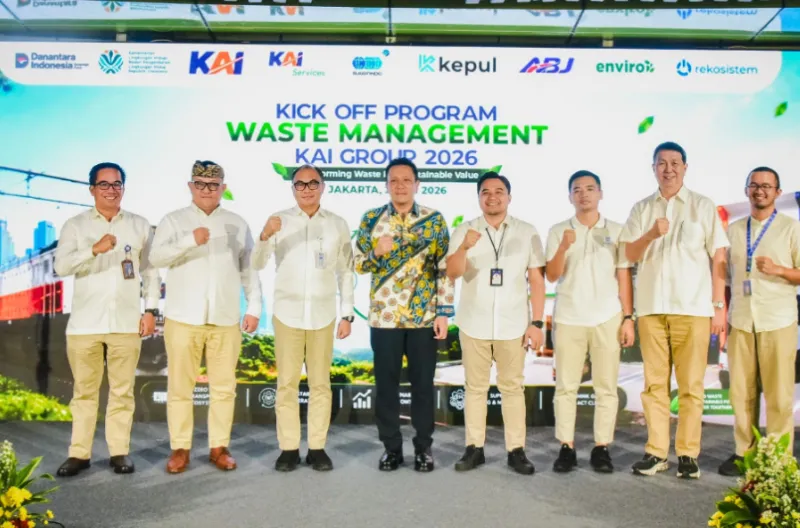 KAI Group Perkuat Komitmen Keberlanjutan melalui Transformasi Waste Management Terintegrasi di Stasiun Gambir