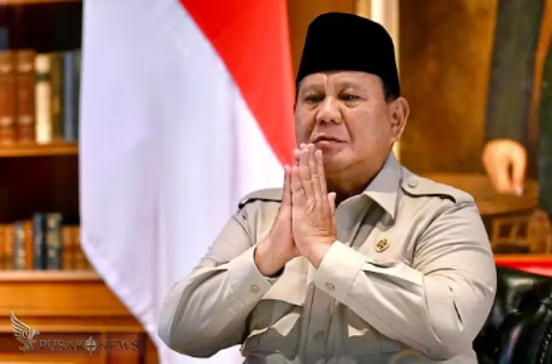 Presiden Prabowo Ucapkan Selamat Idulfitri 1 Syawal 1447 Hijriah, 20 Maret 2026
©PusakoNews.com/setpres