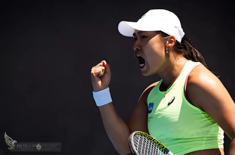 Gila! Janice Tjen Permalukan Unggulan Dunia di Dubai Championship