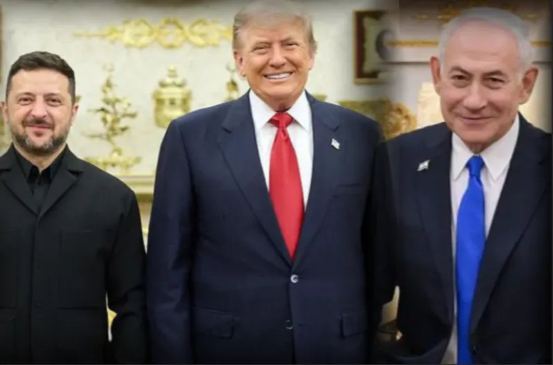 Zelensky - Trump - Netanyahu
