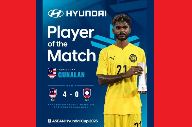 Hyundai Player of the Match - Pavithran Gunalan (#21), Malaysia