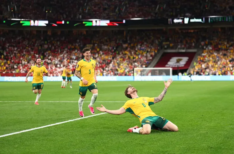 Australia Awali Piala Dunia 2026 dengan Kemenangan Meyakinkan, Tundukkan Turki 2-0 di Grup D