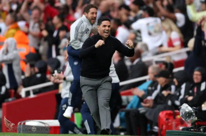 Arsenal Bungkam Fulham 3-0, Tekan Manchester City dalam Perburuan Gelar Liga Inggris