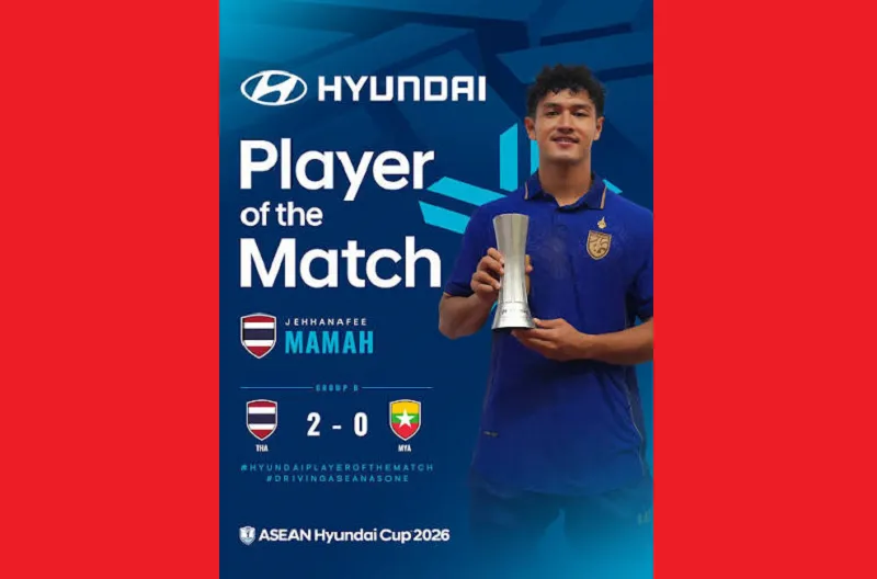 Hyundai Player of the Match - Jehhanafee Mamah (#18), Thailand