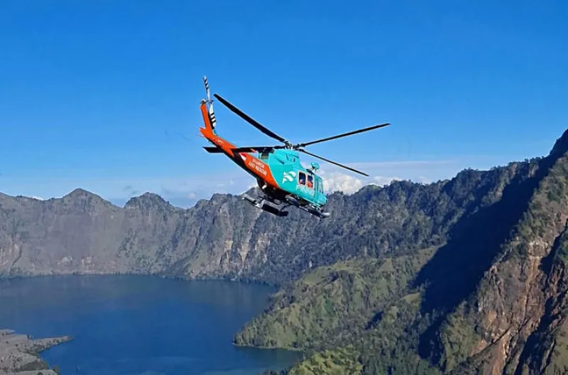 Aksi Heroik 'nan' Dramatis Porter dan Tim SAR Selamatkan Pendaki Malaysia di Jalur Rinjani