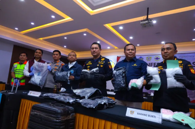 BNN, Bea Cukai, dan Polri Bongkar Jaringan Narkoba, 17 Kg Barang Haram Disita di Soetta