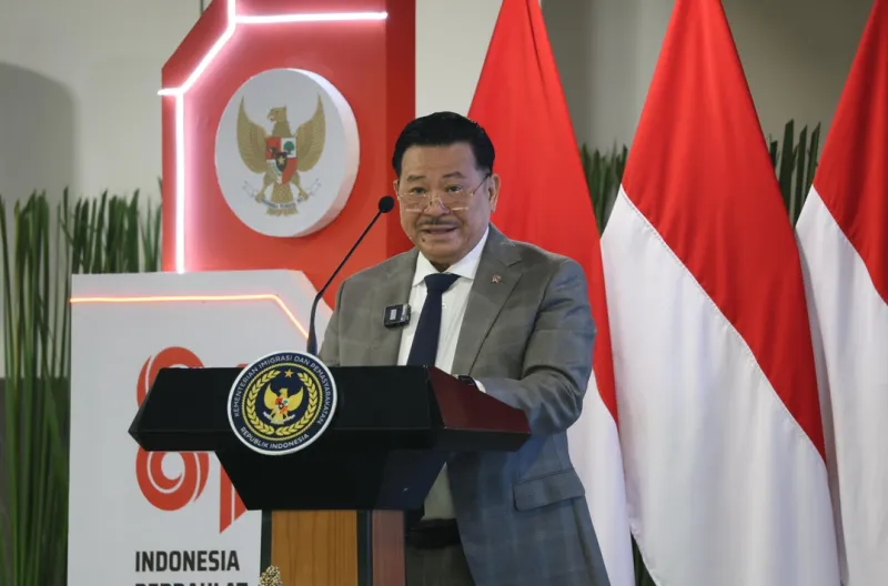 Wakil Menteri Koordinator Bidang Hukum, HAM, Imigrasi, dan Pemasyarakatan Otto Hasibuan