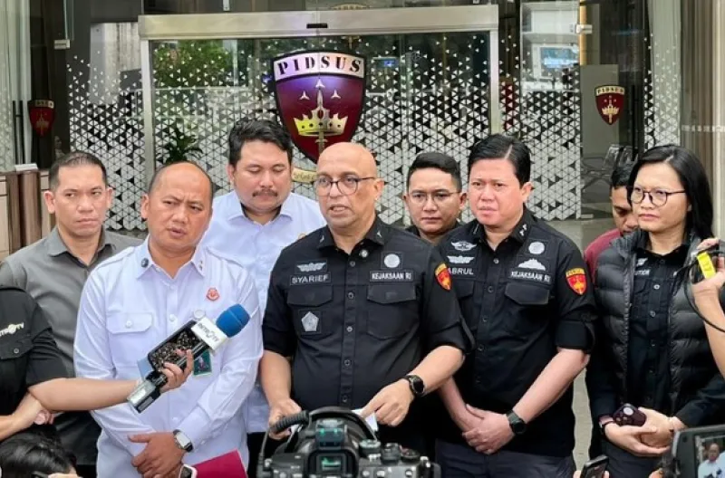 Konferensi Pers Kejagung