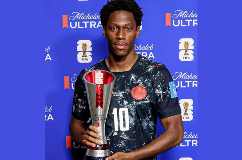 Pemain Terbaik Pertandingan Michelob Ultra Superior, Jonathan David (Kanada)