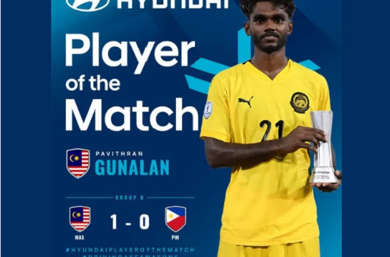 Hyundai Player of the Match - Pavithran Gunalan (#21), Malaysia