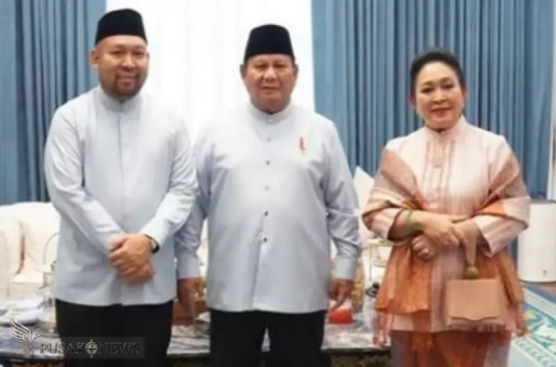 Kehangatan Idulfitri Presiden Prabowo Bersama Keluarga di Istana
