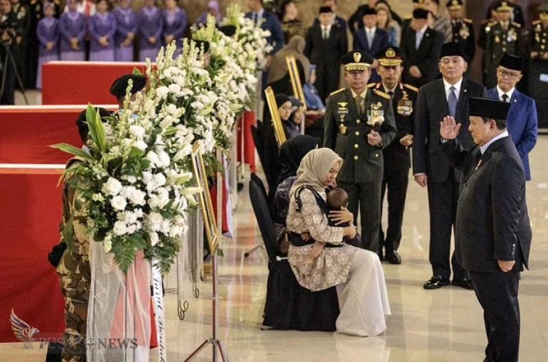 Presiden Prabowo Subianto Beri Penghormatan Terakhir untuk Tiga Prajurit TNI Gugur dalam Misi Perdamaian UNIFIL Lebanon