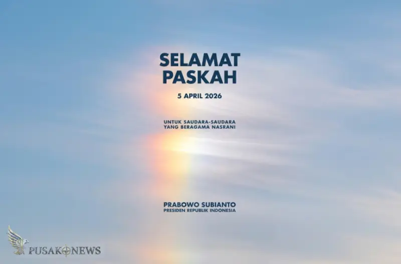 Presiden Prabowo Ucapkan Selamat Paskah, Harapkan Kedamaian dan Kebaikan bagi Semua