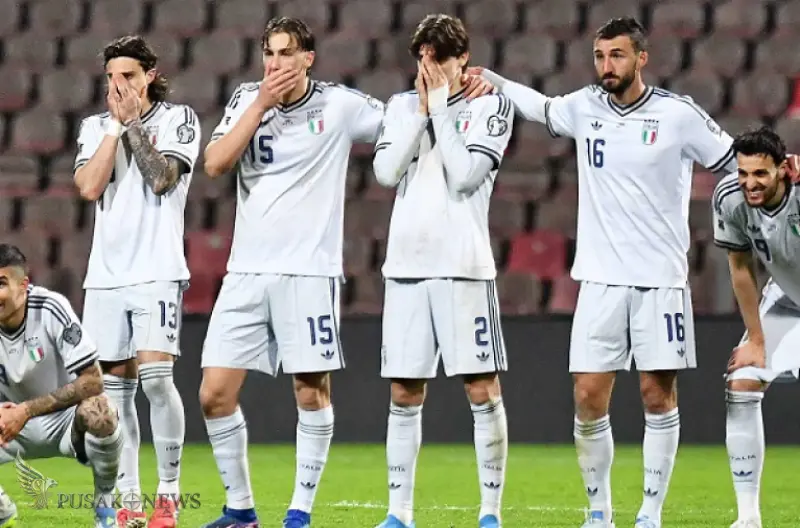 Tragedi Hat-trick! Italia Kembali Gagal Lolos Piala Dunia