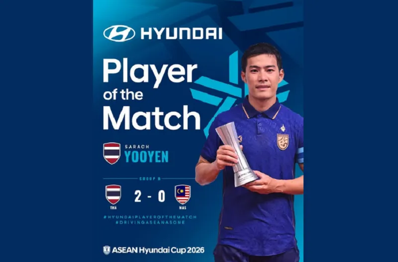 Hyundai Player of the Match - Sarach Yooyen (#6), Thailand