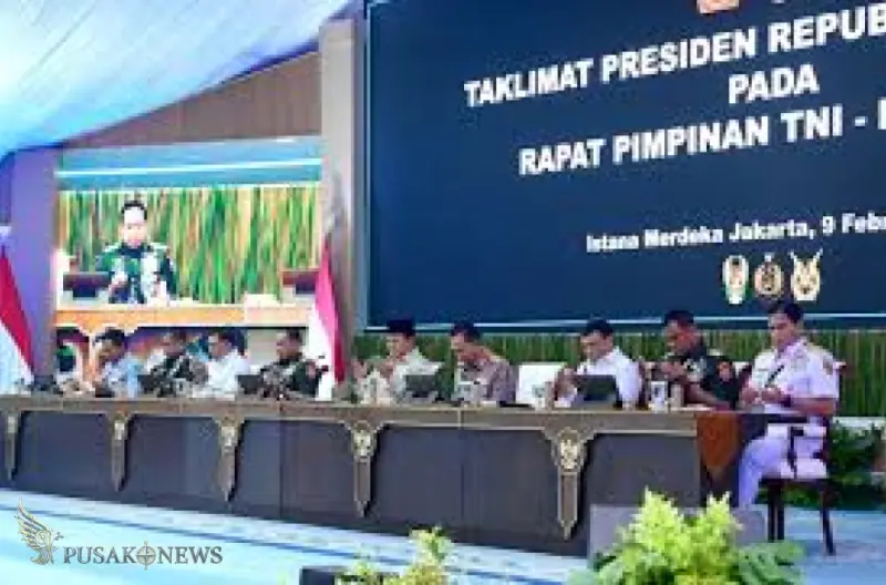 Rapim TNI–Polri 2026 di Istana, Presiden Tekankan Ketegasan, Soliditas hinga SDA