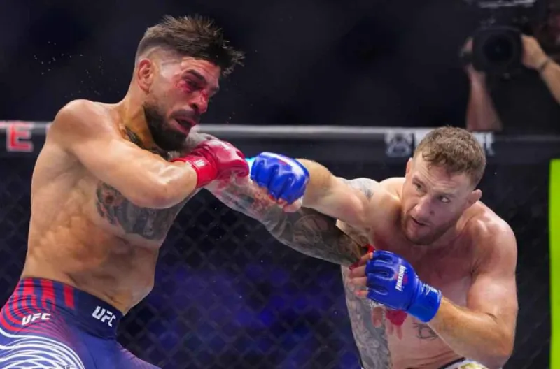 Gaethje Cetak Sejarah di Gedung Putih, Rebut Sabuk Kelas Ringan UFC; Gane Kuasai Gelar Interim Kelas Berat
