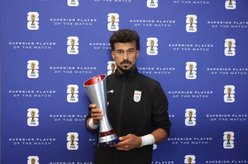 Pemain Terbaik Pertandingan, Ramin Rezaeian (Iran)