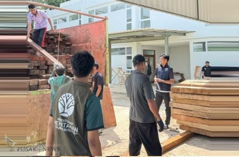 544 Batang Kayu Ilegal Disita! Kasus Besar di Makassar Resmi Masuk Tahap Penuntutan