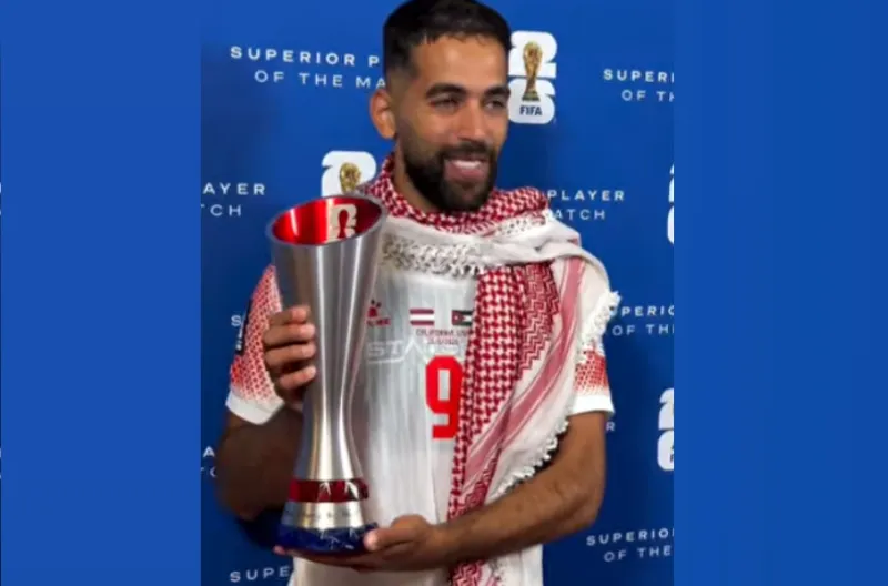 Pemain Terbaik Pertandingan Superior, Ali Olwan (Yordania)