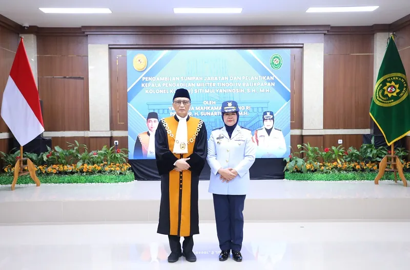 Ketua MA Lantik Kepala Pengadilan Militer Tinggi IV Balikpapan, Tekankan Kepemimpinan Berintegritas Ketua MA Lantik Kepala Pengadilan Militer Tinggi IV Balikpapan, Tekankan Kepemimpinan Berintegritas