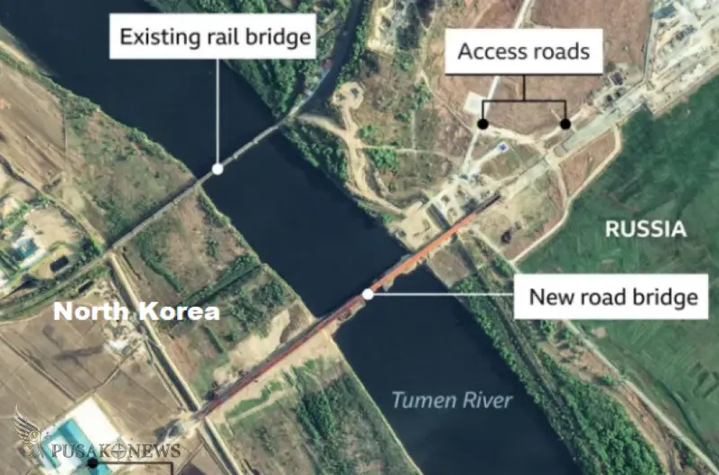 Rusia dan Korea Utara Percepat Konektivitas, Jembatan Baru di Perbatasan Hampir Rampung