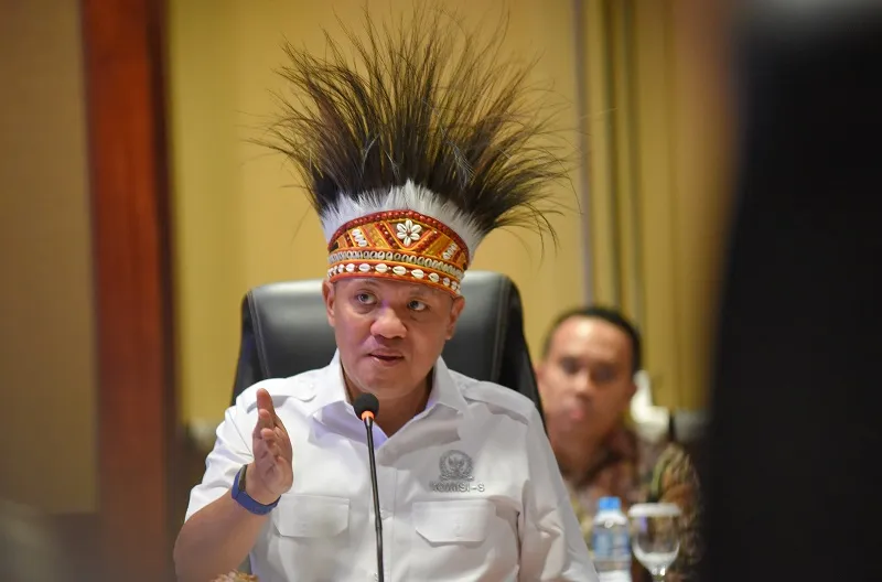 Ketua Komisi III DPR RI Habiburokhman, saar kunjungan kerja reses Komisi III DPR RI ke Provinsi Papua Tengah, Maluku Utara, dan Kalimantan Utara, di Jakarta, Selasa (28/7/2026)