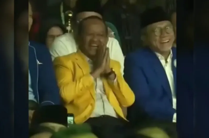 Ketua Umum Partai Golkar Bahlil Lahadalia di acara puncak peringatan Hari Lahir (Harlah) ke-28 Partai Kebangkitan Bangsa (PKB)