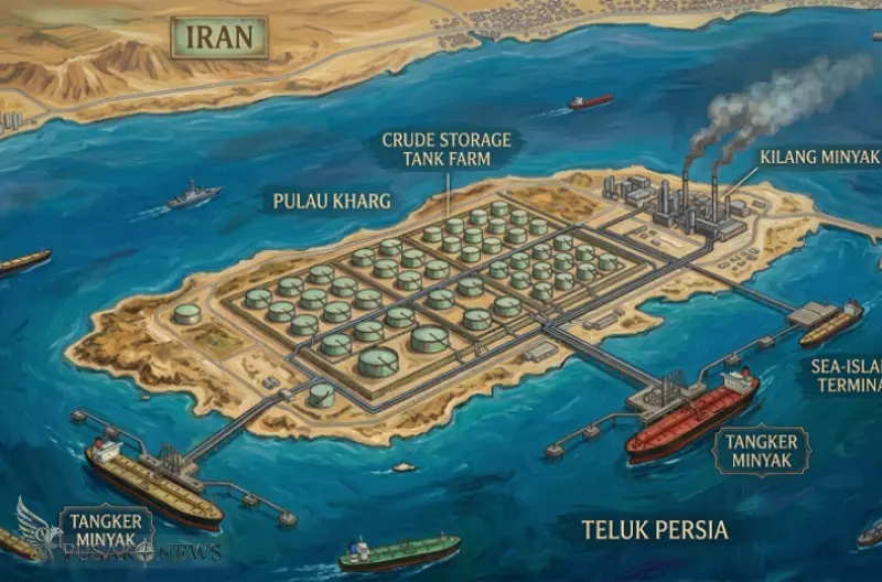 Ilustrasi: Kharg Island, Pusat Energi Iran
©PusakoNews.com/red