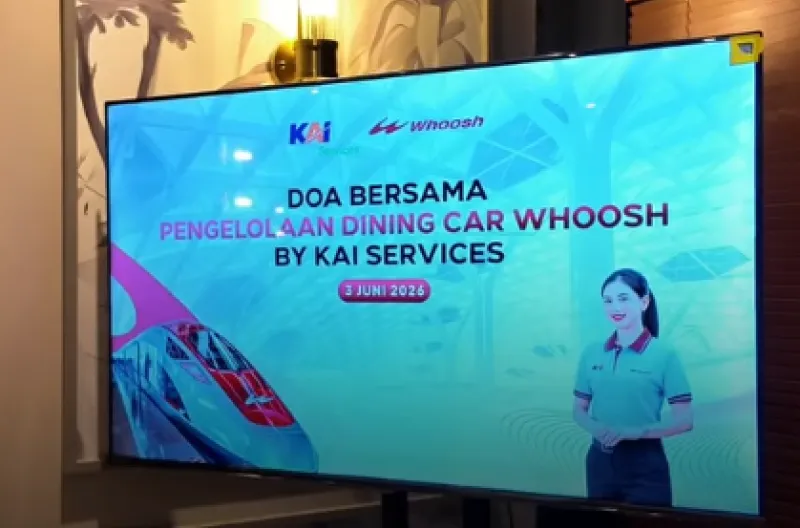 KAI Services Gelar Doa Bersama dan Santuni Anak Yatim, Tandai Awal Pengelolaan Layanan Dining Car Kereta Cepat Whoosh