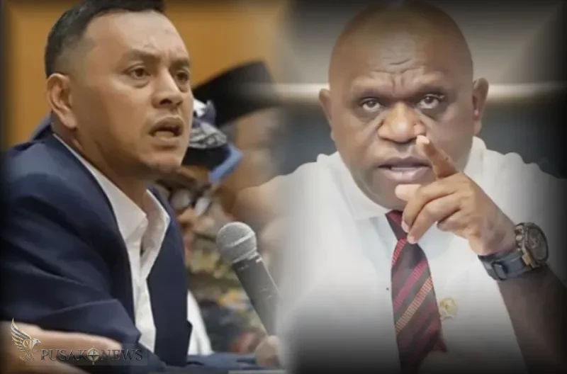 Komisi XIII DPR RI menunda pembahasan dan persetujuan usulan anggaran yang diajukan Kementerian Hak Asasi Manusia (HAM) dalam rapat kerja bersama Menteri HAM Natalius Pigai di Kompleks Parlemen, Senayan, Jakarta, Rabu (10/6/2026).
