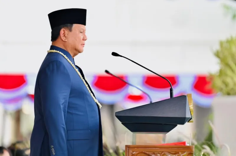 Prabowo Pimpin Upacara HUT ke-81 RI di Istana Merdeka, Warga Terdampak Bencana Turut Didoakan