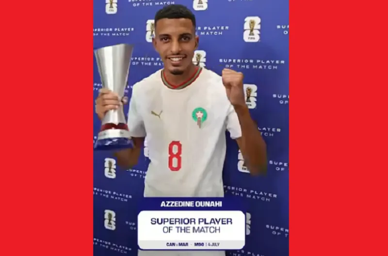 Pemain Terbaik Pertandingan Superior, Azzedine Ounahi (Maroko)