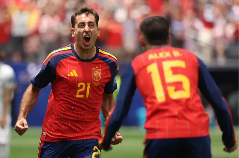 Spanyol Tampil Superior, Singkirkan Austria 3-0 dan Amankan Tiket ke Babak 16 Besar