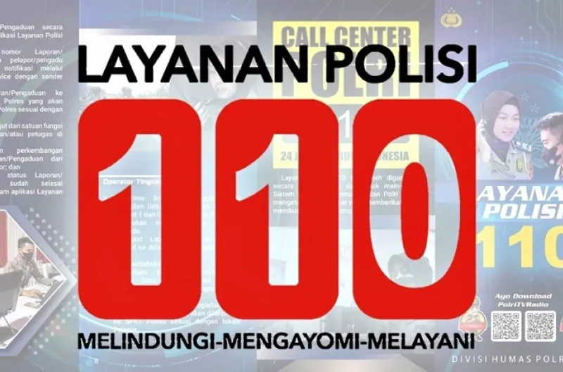 Logo Layanan Polisi 110 Resmi Ditetapkan, Perkuat Identitas Pelayanan Darurat Kepolisian yang Cepat, Responsif, dan Humanis