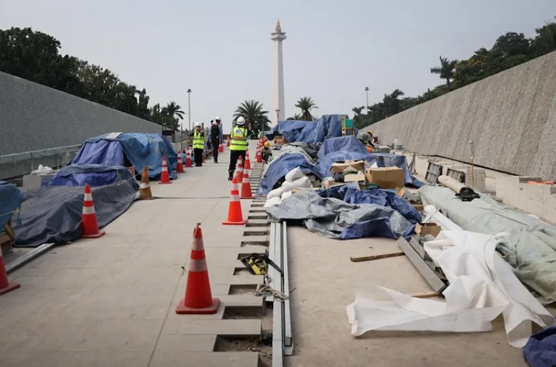 Mengintip Kemegahan Stasiun MRT Monas, Progres Hampir Rampung dan Siap Jadi Ikon Jakarta Mengintip Kemegahan Stasiun MRT Monas, Progres Hampir Rampung dan Siap Jadi Ikon Jakarta