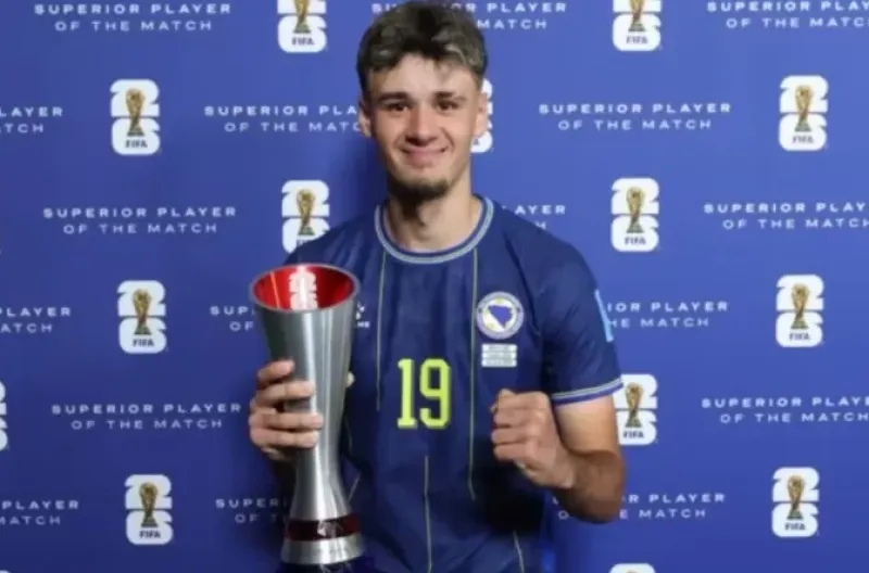 Pemain Terbaik Pertandingan Superior, Kerim Alajbegovic (Bosnia dan Herzegovina)