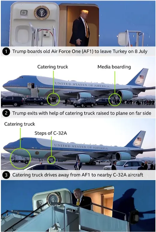 Trump Sembunyi di Truk Katering? Ini Operasi Rahasia Saat Tinggalkan Turki