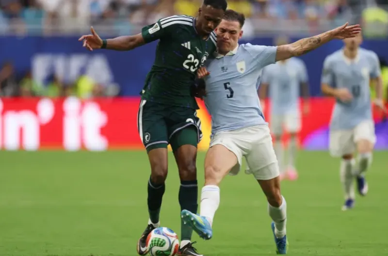 Maxi Araujo Selamatkan Uruguay dari Kekalahan, Arab Saudi Gagal Amankan Kemenangan