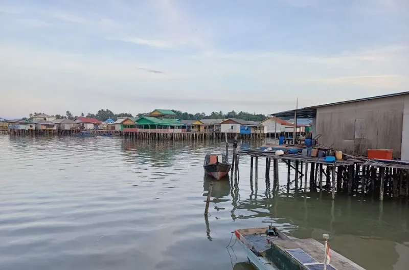Potret kawasan pesisir di Kota Tanjungpinang, Provinsi Kepulauan Riau (Kepri)
