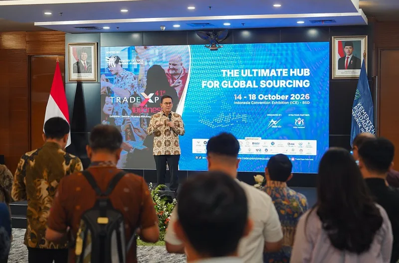 Menteri Perdagangan, Budi Santoso menghadiri CEO Gathering Trade Expo Indonesia (TEI) ke-41 yang diselenggarakan di Kantor Kementerian Perdagangan, Jakarta, Kamis (11 Jun).